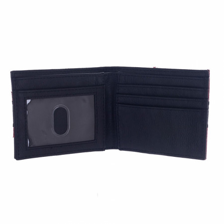 Deadpool Symbol Synthetic Leather Bifold Wallet